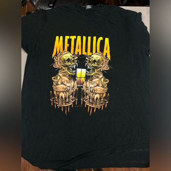 Metallica Other - Vtg 2000 Metallica T-Shirt Pushead Summer Sanitarium Tour Large RARE sizd xl